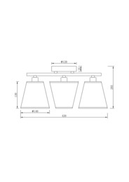 ������ Freya Tinkler (���� �������) FR5128PL-03W, IP20,����� �������