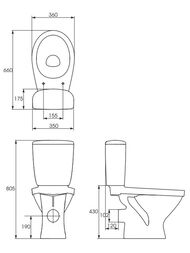 ������ Cersanit TRENTO (635�354�805) ������� � ����������� KO-TR011-3/6-PL