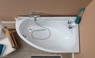 Ванна Aquanet Mia 140x80 акрил угловая, правая 246884