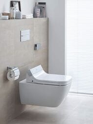 Унитаз подвесной DURAVIT HAPPY D.2 365х620х345 безободковый, для сиденья-биде 2550590000 — изображение 2