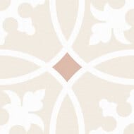 Керамогранитная плитка DECOCER SIENA CITE (200х200) орнамент, светло-бежевая (кв.м.) — миниатюра 1