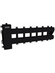Балансировочный коллектор Gidruss BM-150-7DU до 150 кВт, 1 1/2", 3+3 контура+бок.контур, черный муар — изображение 2