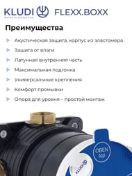 ������������ ���� KLUDI FLEXX.BOXX 88011
