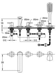 ��������� CEZARES TESORO-F-BVD5-01 �� ���� �����, 5 ���������, ������ ���, ����