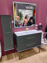 ����� ��� ������ Cezares TIFFANY 75 (80�80�350) �������� �� 2 ����, Verde opaco 40418