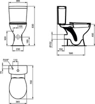 ������-������� Ideal Standard SIMPLICITY ������������, ������ �����, � ��������-��������� E160101