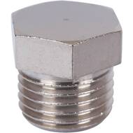 Заглушка STOUT 1/4"Н, никель, арт.SFT-0025-000014
