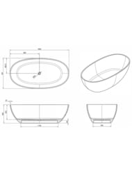 ����� ��������������� Knief Oval Shape (1800�927�565) �� ����������� ���������, ����: 19 Blackish Green, 0700-050-19