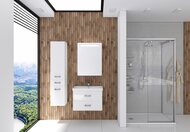 Шкаф-колонна AQUATON Америна 1A135203AM010 340x318x1520 подвесная, цвет: белый глянцевый