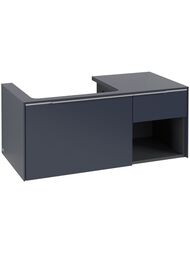 Тумба под раковину Villeroy&Boch Subway 3.0 1001х423х516мм, подсветка, 2 ящика, Marine Blue C572L0VQ — изображение 6