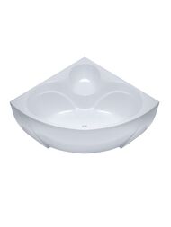 Ванна угловая Triton Сабина (1600х1600) с каркасом и сливом-переливом V53O+V69+CK60PF