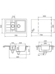 ����� SCHOCK Aster 60D (780�500) Cristalite+, ����: �����   700760