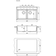 ����� FLORENTINA ������� 820�510�217 2 ����, ������� � ���� 80��. �������� 17.050.E0820.107