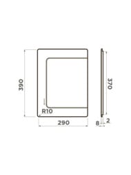 ����������� ����� Omoikiri CB-BASIC-370 WD (290x390) �������, ���� ��� 4999102