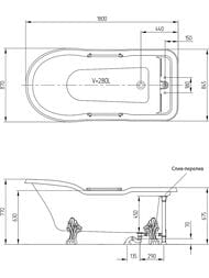 ����� MIGLIORE IMPERO 180x87 �� ����� "LEONE" STANDART, ����-�������/����� ���� 26927