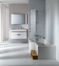 Ванна акриловая Jacob Delafon Bain Douche Neo 160х90 левая E6D000L-00 с ножками