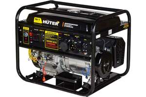 Бензиновый генератор Huter DY8000LХA 6500Вт, синхронный, электростартер, система АВР
