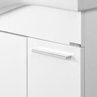 Тумба под раковину AQUATON Инди 80 1A188401ND010 795x436x373 подвесная, 1 ящик, 1 дверца, белый глянец