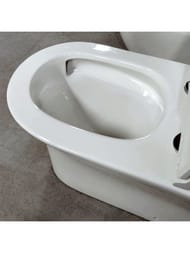 Унитаз-компакт toHit Decos Compact Торнадо, бесшумный, безободковый, сиденье с микролифтом, белый, 685x390x840, TH03-040501
