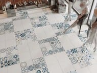 Керамогранитная плитка City Jam Blue JA02 (405х405) голубой, неполированная (кв.м.)