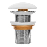 Выпуск для умывальника Iddis Optima Home OPHWM00i88, без перелива, белый матовый