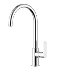 Смеситель Aquatek AQ1982CR АЛЬФА для кухни (полукруглый излив) — миниатюра 1