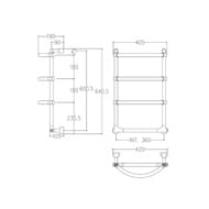   Margaroli Luna 523-4 (640,5420) , 100, 5233604CRNB