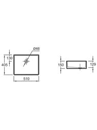 �������� Jacob Delafon DELTA (510�405) ���������, ��� ��������, ����� EVH001-00