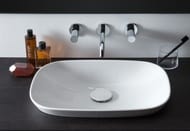 Раковина Laufen INO 8.1730.2.400.109.1 (500х365х145) LCC покрытие, без отверстия под смеситель, полувстраиваемая