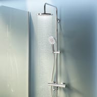 Душевая система AM.PM X-Joy F0785A500 смеситель для ванны/душа, термостат, верхний/ручной душ, хром