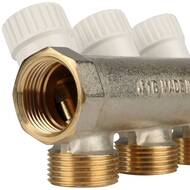 Коллектор распределительный STOUT 3/4", 3 отвода 3/4"ЕК SMB 6851 343403
