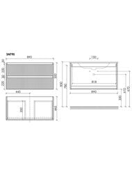 ����� ��� �������� SANCOS Snob T (890�445�500) ���������, ��� �����, Beige Soft SNT90CE