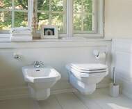 Биде подвесное DURAVIT 1930 360х580х335 с отверстием под смеситель и переливом 0266100000