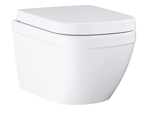 Унитаз Grohe Euro Ceramic 39554000 подвесной (374х445х540) безободковый, сиденье микролифт