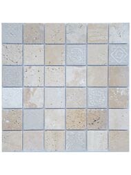 ������� �� ������������ ����� LeeDo Art Stone Art Travertino Beige MAT 48x48 (300�300x8) (��.)