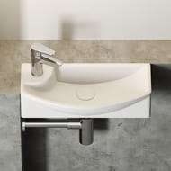 Раковина подвесная Ceramicanova Element 455х220х130 чаша справа, отв. под смеситель,белый CN6038R