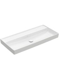 Раковина Villeroy & Boch Collaro (1000х470) отв, без перелива, ceramic+, белый 4A33A3R1 — миниатюра 1
