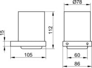     Keuco Edition90 Square / 19150 019000
