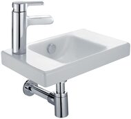 Рукомойник Jacob Delafon ODEON UP с отверстием под смеситель слева (400х250) E4759G-00 белый