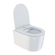 Унитаз подвесной IDDIS Stone 490х370х340 безободковый, с сиденьем микролифт STORDSEi25/STORNSEi25