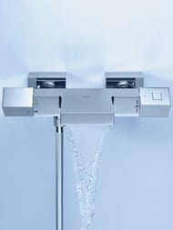 Смеситель Grohe Grohtherm Cube 34497000 для ванны/душа, термостат, короткий фиксированный излив — изображение 5