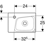 �������� Geberit Xeno2 (400�280�115) KeraTect,��������� ��� ��������� �����, ��� �����. 500.528.01.1