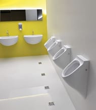 Писсуар Kerasan Aquatech 373501 535х300х210мм, подвесной, сифон, цвет: белый