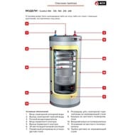 Бойлер косвенного нагрева ACV Comfort 130, 130 л, настенн/напольн., "бак-в-баке"  06631301
