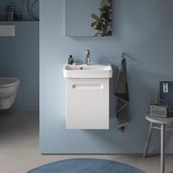 Умывальник подвесной Duravit No.1 450х350 мм, перелив, отверстие под смеситель, белый 07434500002