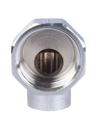 Уголок FAR 3/4"Вх1/2"В переходной, для коллекторов, хромированный, FK 4050 3412