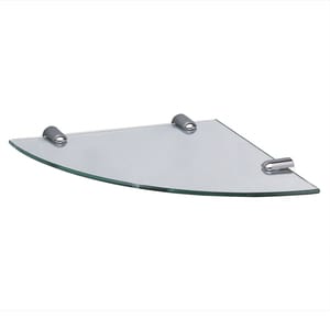%Полка WasserKRAFT К-533 (29х3) угловая, стекло