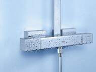 Душевая система Grohe Euphoria Cube 26087 термостат, верхний и ручной душ, шланг, штанга