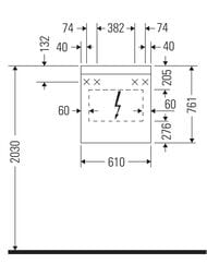 Зеркало-шкаф Duravit Light and mirror 610х760х148 с подсветкой, петли слева LM7820L0000