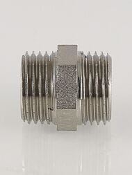 Ниппель VALTEC  1/2" латунь никелированная VTr.582.N.0004